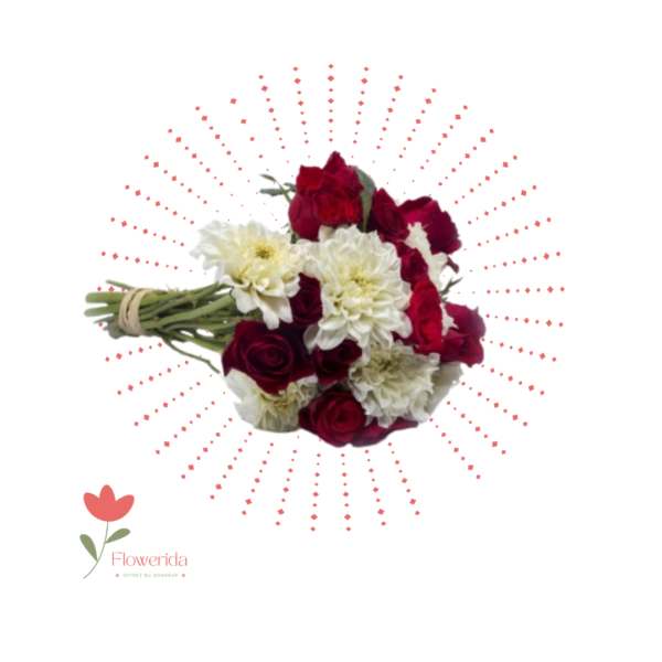 Fête Fleurie 🎊 Un bouquet chic et dynamique pour une célébration mémorable. ✨ Composition : 5 lys Jaunes, Feuillage exotique. 💰 Prix : 529 MAD 🔎 SEO : bouquet de fête, fleurs élégantes anniversaire, cadeau floral Maroc